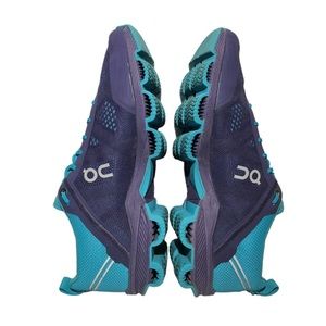 On Cloudsurfer Shoes Womens Size 7 Blue Swiss Engineering Running Athletic Lace